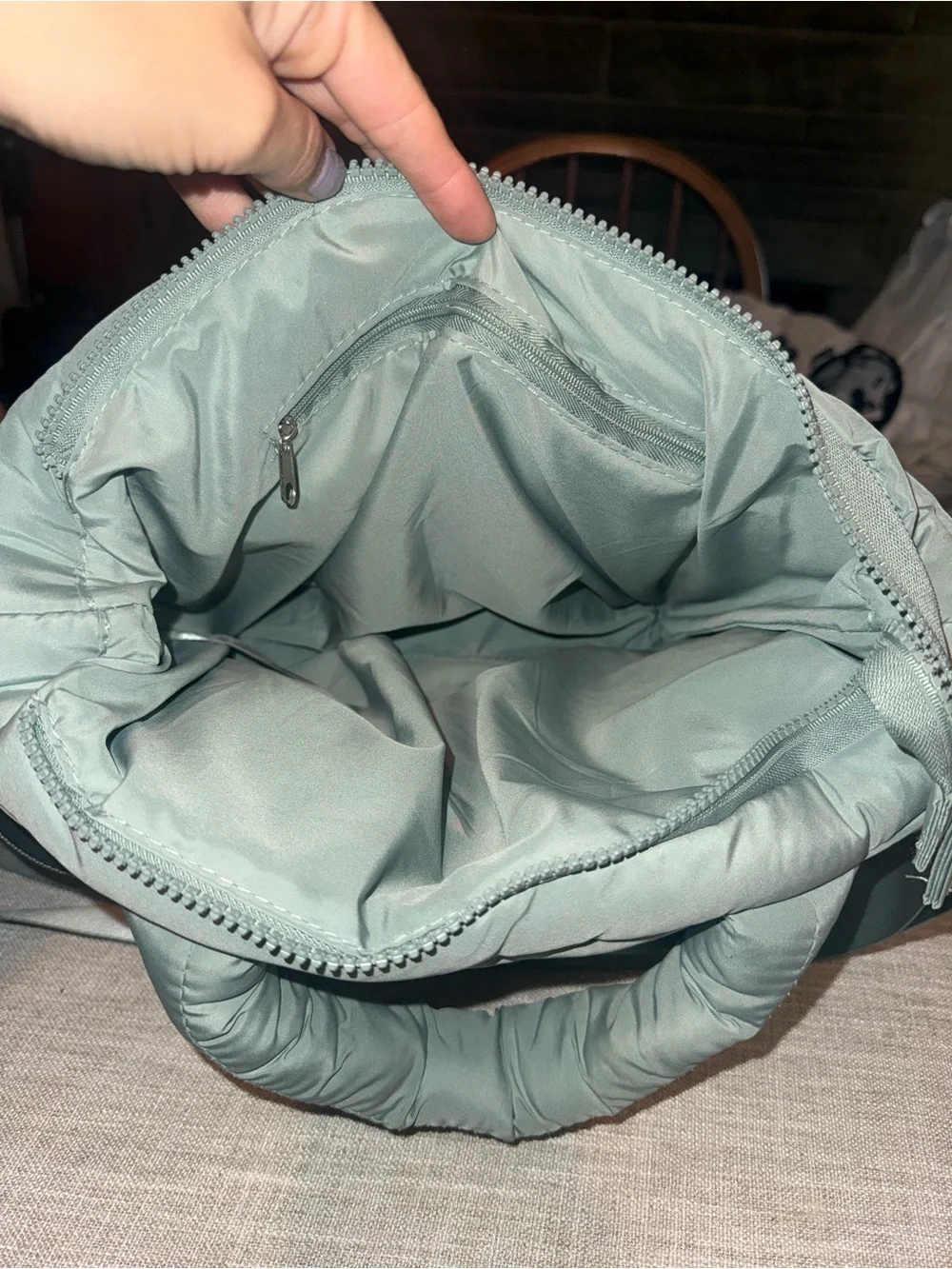 Wilo Sage Puffer Crossbody Bag